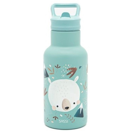 Термо бутилка за вода Sassi Munchy The Bear - 350 ml | Кутии за храна и бутилки