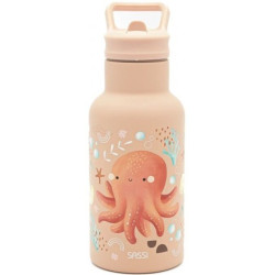 Термо бутилка за вода Sassi Slurpy The Octopus - 350 ml