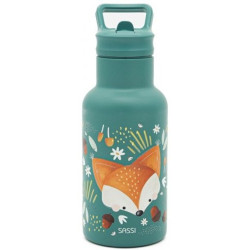 Бутилка за вода Sassi Crunchy The Fox - 350 ml