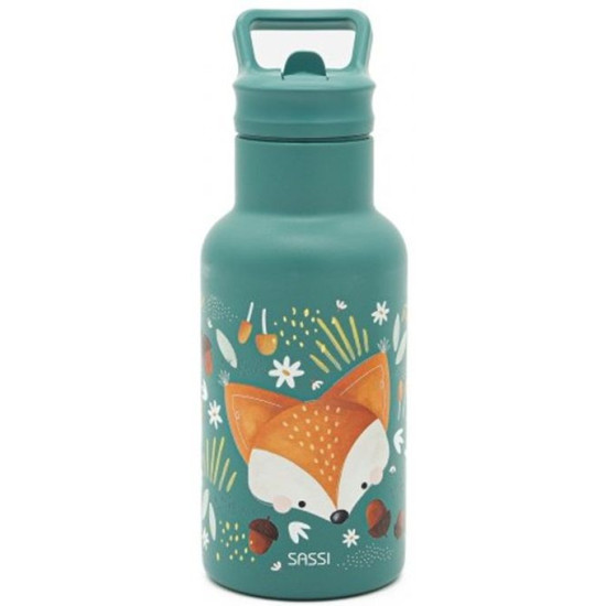 Термо бутилка за вода Sassi Crunchy The Fox - 350 ml