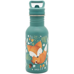 Бутилка за вода Sassi Crunchy The Fox - 500 ml