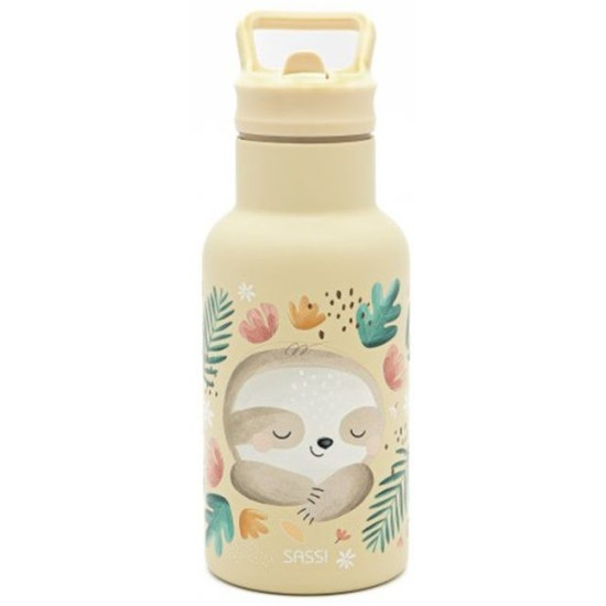 Термо бутилка за вода Sassi Gnawy The Sloth - 350 ml