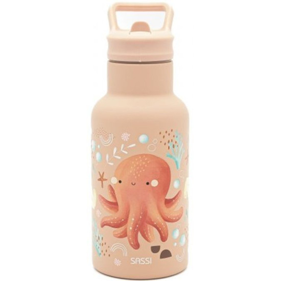 Термо бутилка за вода Sassi Slurpy The Octopus - 350 ml