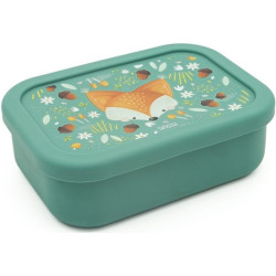 Силиконова кутия за храна Sassi Crunchy The Fox - 700 ml Силиконова кутия за храна Sassi Crunchy The Fox - 700 ml