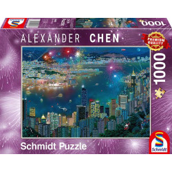 Пъзел Fireworks over Hong Kong - 1000 части Пъзел Fireworks over Hong Kong - 1000 части