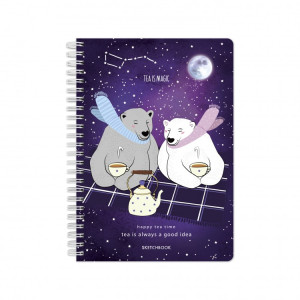 Скицник Happy Tea Time 120 g 60 л А6 Tea Is Magic