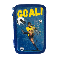 Несесер двоен зареден Football, 20х13 cm