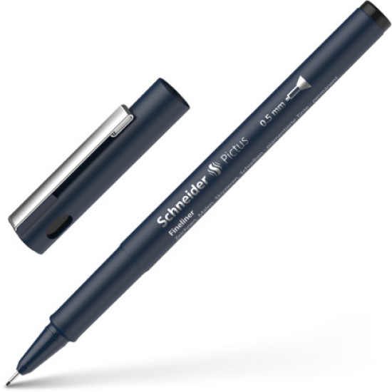 Тънкописец Schneider Pictus - 0.5 mm, черен | Ученически пособия