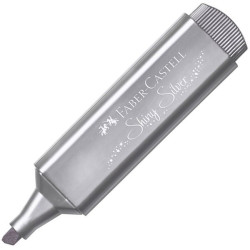 Текстмаркер Faber-Castell Metallic, сребрист