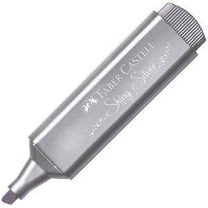 Текстмаркер Faber-Castell Metallic, сребрист