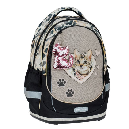 Ученическа раница Belmil - Will Cat, 2 отделения, 22 l | Belmil