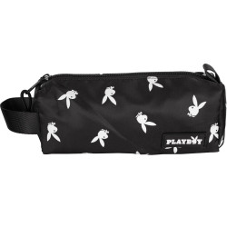Несесер Playboy Bunny Pattern (черен)