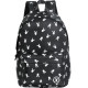 Ученическа раница Playboy Bunny Pattern (черна) | Unkeeper