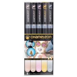 Маркери Chameleon Pastel Tones комплект от 5 броя