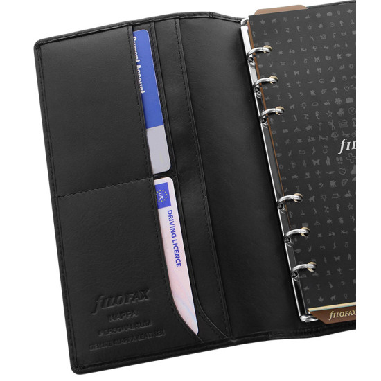 Органайзер Filofax Personal Nappa Slim Black