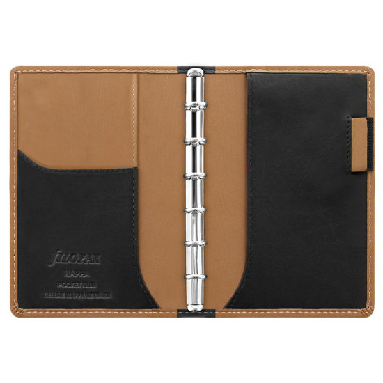 Органайзер Filofax Personal Nappa Slim Taupe&Black 