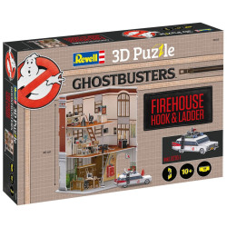 3D Пъзел Revell от 158 части - Пожарна станция, Ловци на духове 3D Пъзел Revell от 158 части - Пожарна станция, Ловци на духове