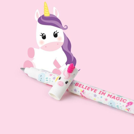 Изтриваема гел химикалка Legami Unicorn