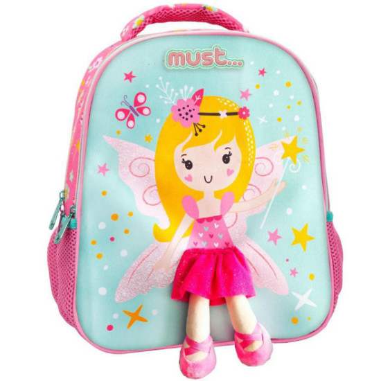 Детска раница с 2 ципа 3D Little Fairy | Must