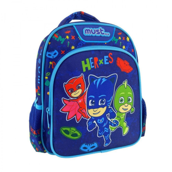 Детска раница с 2 ципа PJ Masks Heroes | Must