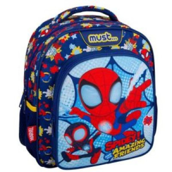 Детска раница с 2 ципа Spiderman | Must