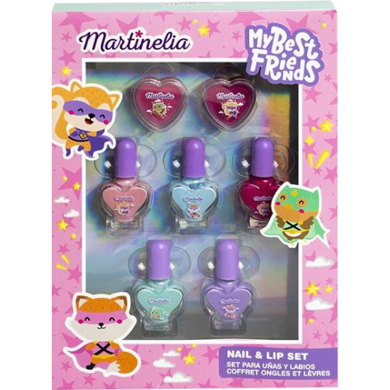 Детски комплект за красота Martinelia My Best Friend - Лакове и червила | Игри и играчки