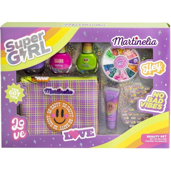 Детски козметичен комплект Martinelia Supergirl - Салон за маникюр | Игри и играчки