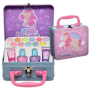 Детско метално куфарче с козметика Martinelia Little Unicorn