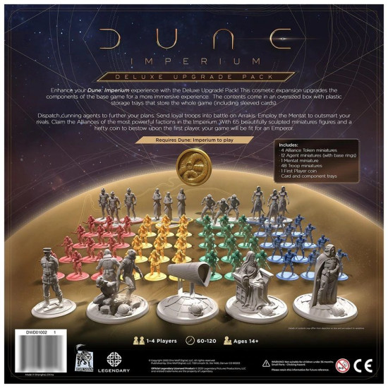 Допълнение за настолна игра Dune: Imperium - Deluxe Upgrade Pack | Dire Wolf