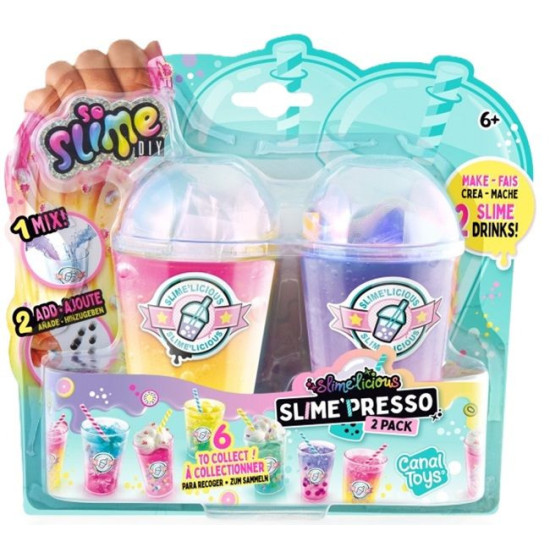 Игрален комплект Canal Toys Slimelicious - Направи си напитки от слайм, 2 броя | Творчески комплекти