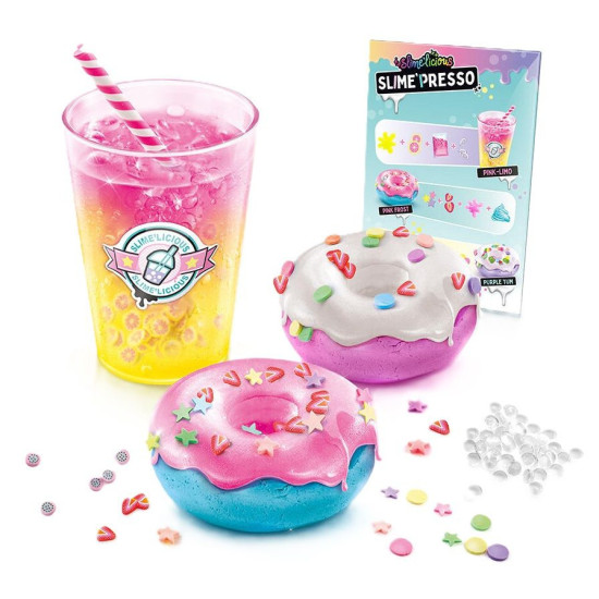Игрален комплект Canal Toys Slimelicious - Направи си сам напитки и понички от слайм | Творчески комплекти