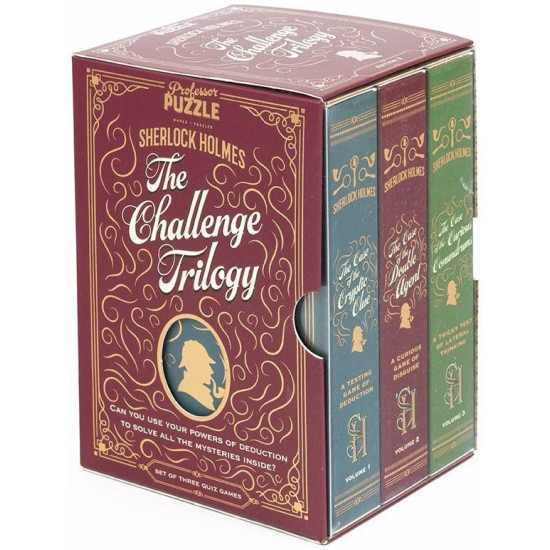 Комплект логически игри Professor Puzzle - THE CHALLENGE TRILOGY | Professor Puzzle