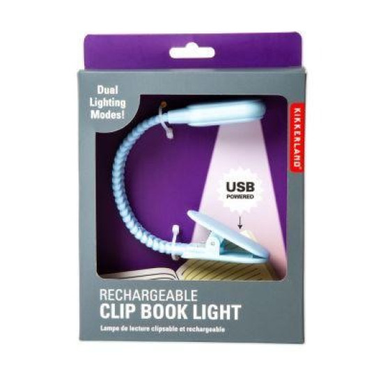 Лампа за четене с USB - синя | Аксесоари за четене