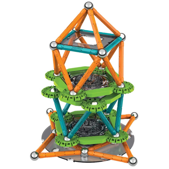 Магнитен конструктор Geomag - Mechanics Motion Magnetic Gears, 160 части | Игри и играчки