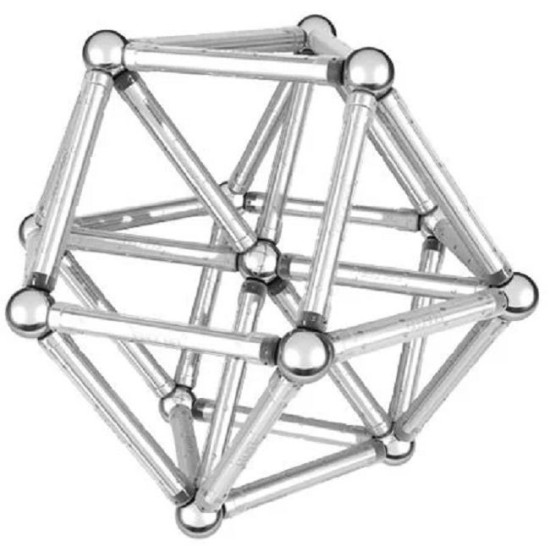 Магнитен конструктор Geomag - Pro-L Pocket Set, 53 части | Игри и играчки