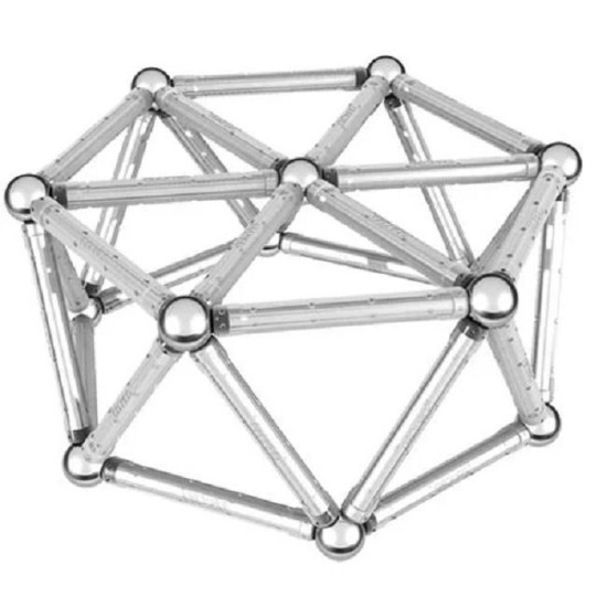 Магнитен конструктор Geomag - Pro-L Pocket Set, 53 части | Игри и играчки