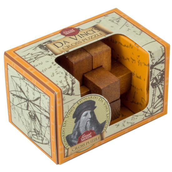 Мини логически пъзел Professor Puzzle – Da Vinci Cross | Professor Puzzle