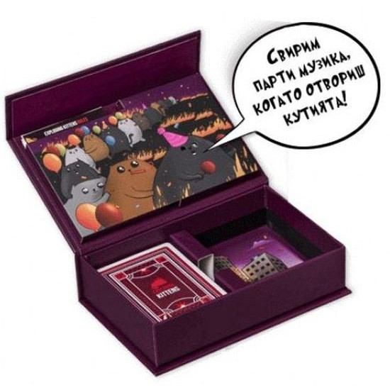Настолна игра: Експлодиращи Котета, парти кутия | Paladium Games