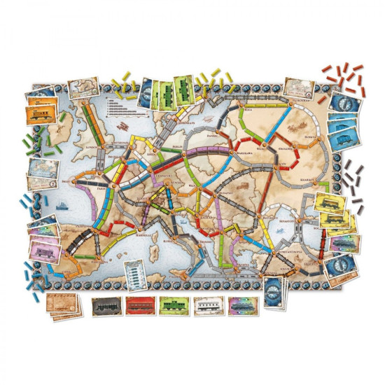 Настолна игра: Ticket to Ride - Европа | Paladium Games