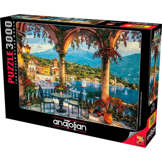 Пъзел Anatolian от 3000 части - Средноморски пейзаж | AnaTolian