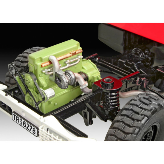 Сглобяем модел Revell Съвременни: Камиони - Пожарникарски камион Mercedes-Benz Unimog U1300L TLF | REVELL
