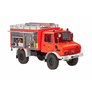 Сглобяем модел Revell Съвременни: Камиони - Пожарникарски камион Mercedes-Benz Unimog U1300L TLF