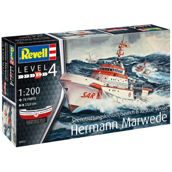 Сглобяем модел Revell Съвременни: Кораби - Спасителен кораб Hermann Marwede | REVELL