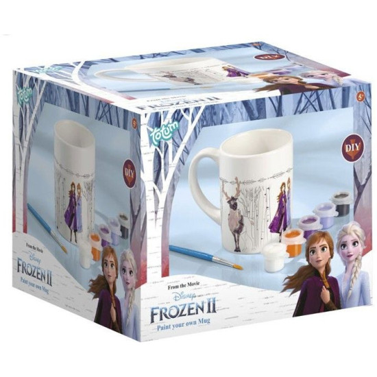 Творчески комплект Totum - Оцвети сам чаша, Frozen | Творчески комплекти