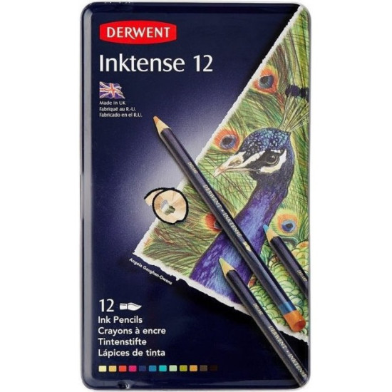 Акварелни моливи Inktense Derwent