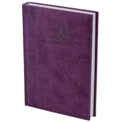 Бележник Spree - С термокорица, 168 листа, лилав, 2025
