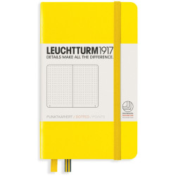 Джобен тефтер Leuchtturm1917 - A6, страници на точки, Lemon