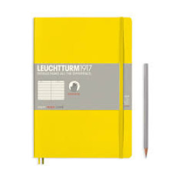 Тефтер Leuchtturm 1917 Composition - B5 Ruled, Softcover, Lemon