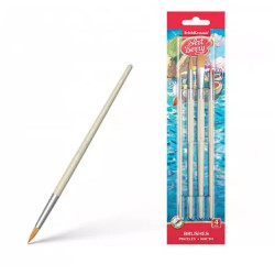 Комплект четки за рисуване Erich Krause Art Berry - Synthetic, 4 броя