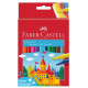 Комплект флумастери Faber-Castell Castle - 12 цвята